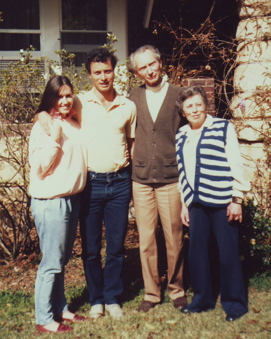 Eva Danos et sa famille 1985
